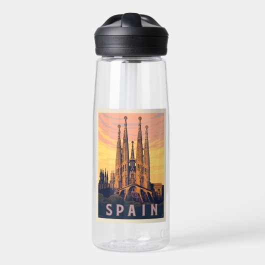 Spanje | Familia Sagrada Waterfles (Voorkant)