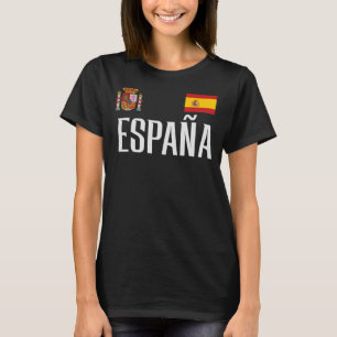 Spanje Flag Espana Football Soccer Fan Mannen Wome T-shirt