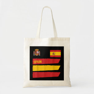 Spanje Flag Espana Football Soccer Fan Mannen Wome Tote Bag