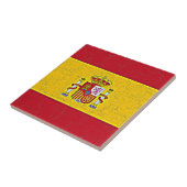 SPANJE FLAG Tile Tegeltje (Zijkant)