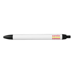 SPANJE Flag Zwarte Inkt Pen