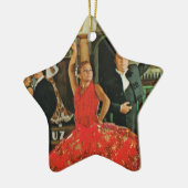 Spanje, Flamenco dansers Keramisch Ornament (Links)