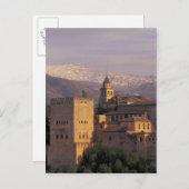 Spanje, Granada, Andalusië, Alhambra, 2 Briefkaart (Voorkant / Achterkant)