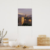 Spanje, Granada, Andalusië, Alhambra, 2 Poster (Keuken)