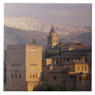 Spanje, Granada, Andalusië, Alhambra, 2 Tegeltje