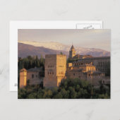 Spanje, Granada, Andalusië De Alhambra, Briefkaart (Voorkant / Achterkant)