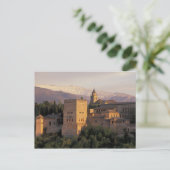 Spanje, Granada, Andalusië De Alhambra, Briefkaart (Staand voorkant)