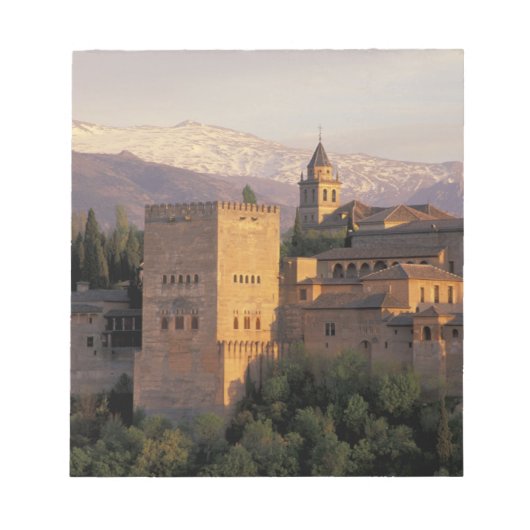 Spanje, Granada, Andalusië De Alhambra, Notitieblok (Voorkant)