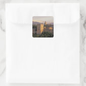 Spanje, Granada, Andalusië De Alhambra, Vierkante Sticker (Tas)