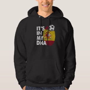 Spanje in mijn dna - Spaans vlaggenteam Spanje Hoodie
