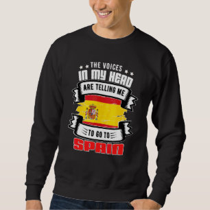 Spanje in mijn hoofd trui
