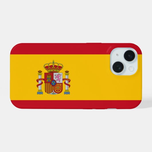 Spanje iPhone 15 Hoesje (Achterkant horizontaal)