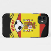 Spanje iPhone 5 Hoesje Voetbal (Achterkant (horizontaal))
