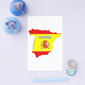 Spanje-kaart Flyer (Enkel)