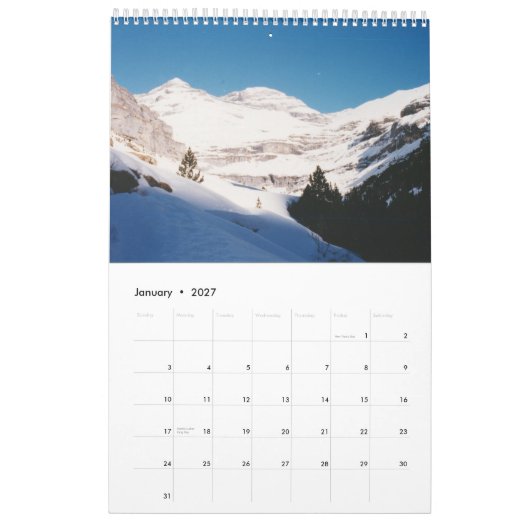 Spanje Kalender (Jan 2027)