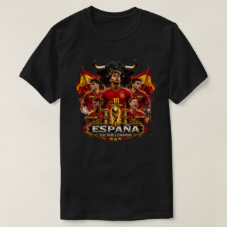 Spanje Kampioenen Voetbal T-Shirt | Lamine Yamal, 