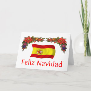 Spanje Kerstmis Feestdagen Kaart
