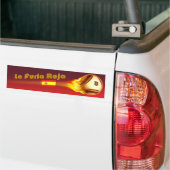 Spanje La Furia Roja 2 Bumpersticker (Op Truck)