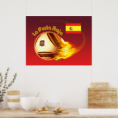 Spanje La Furia Roja 2 Poster (Keuken)