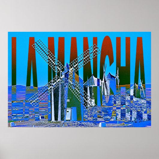 spanje La Mancha poster (Voorkant)