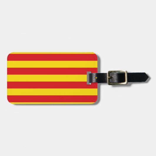 Spanje: La Senyera Catalonia Bagagelabel (Voorkant horizontaal)