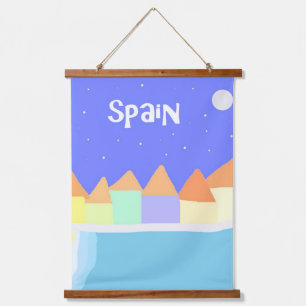 spanje landschapsschilderkunst hangend wandkleed