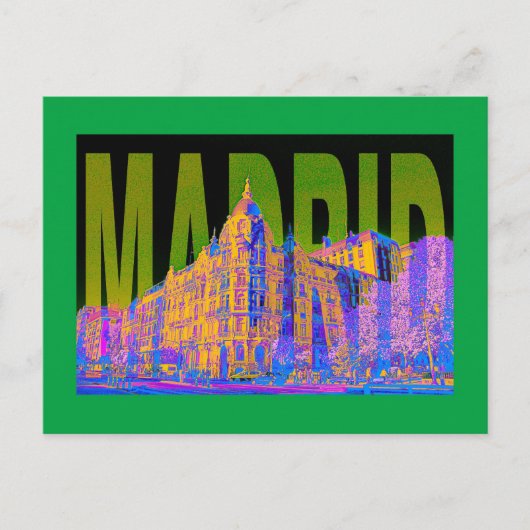 spanje madrid briefkaart (Voorkant)