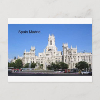 Spanje, Madrid City Hall Plaza de Cibeles (St.K.) Briefkaart