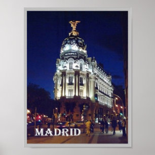 Spanje - Madrid - City - Poster