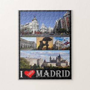 Spanje - Madrid - I Love - Legpuzzel