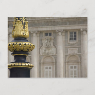 Spanje, Madrid. Koninklijk Paleis,  gloeilamp Briefkaart