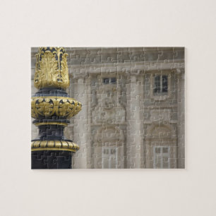 Spanje, Madrid. Koninklijk Paleis, rijkelijk vergu Legpuzzel