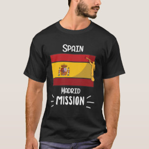 Spanje Madrid Mormon LDS Missie Missionaris T-shirt