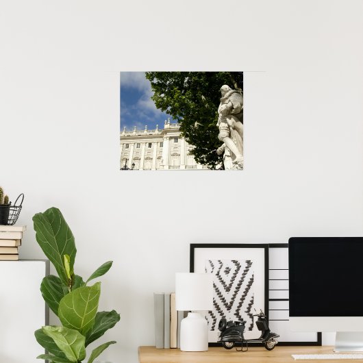 Spanje, Madrid. Royal Palace. Poster (Thuiskantoor)