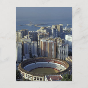 Spanje, Malaga, Uitzicht Andalusië van Plaza de To Briefkaart