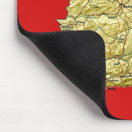 Spanje Map Mousepad Muismat (Hoek)