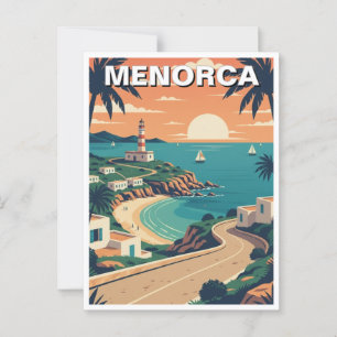 Spanje Menorca Briefkaart
