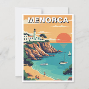 Spanje Menorca Briefkaart