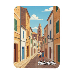 Spanje Menorca Ciutadella Ansichtkaart Magneet