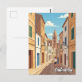 Spanje Menorca Ciutadella Briefkaart (Voorkant / Achterkant)