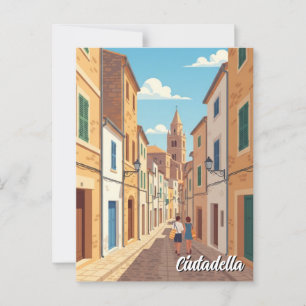 Spanje Menorca Ciutadella Briefkaart