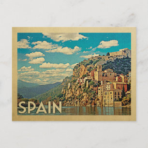 Spanje Miravet Briefkaart Vintage Travel