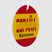 SPANJE Monogram - ZIE ACHTERKANT! Ornament (voorkant)