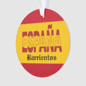 SPANJE Monogram - ZIE TERUG! Ornament (voorkant)