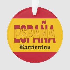 SPANJE Monogram - ZIE TERUG! Ornament