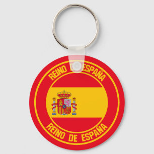 Spanje om Embleem Sleutelhanger