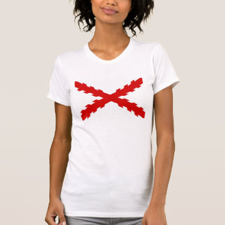 spanje oude vlag nieuwe spaanse indianen veroverin t-shirt