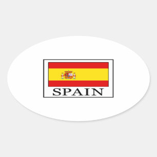 Spanje Ovale Sticker