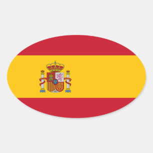 Spanje Ovale Sticker