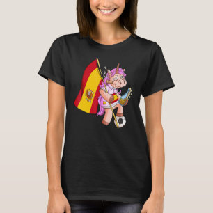 Spanje partij unicorn t-shirt